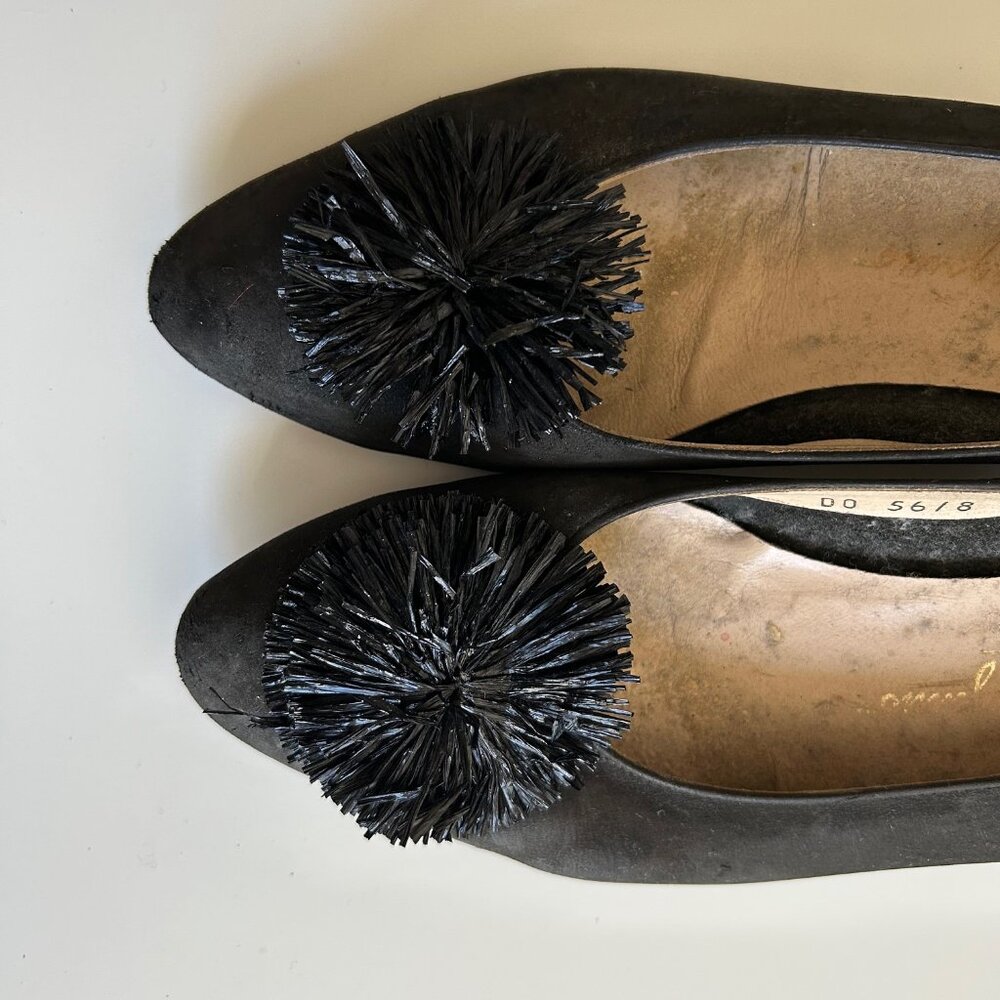 Ferragamo Black Shoe - Vintage